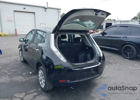 2013 Nissan Leaf S z USA, uszkodzony, nr VIN 1N4AZ0CP5DC423461